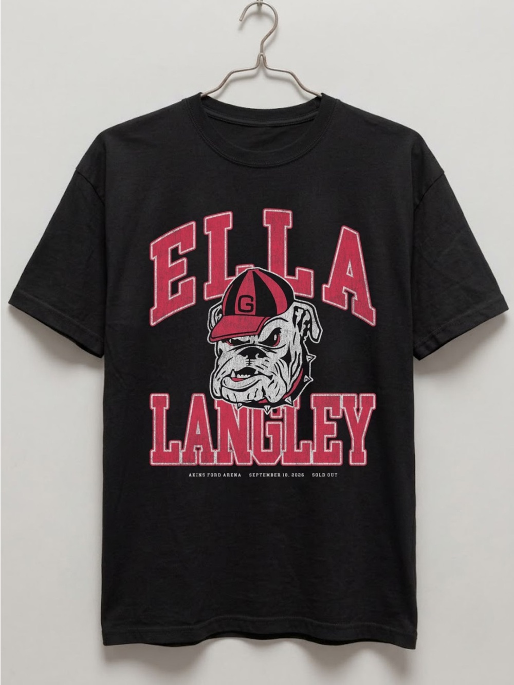 Ella Langley Athens GA Exclusive Event The Dandelion Tour 2026 T-shirt Bulldogs